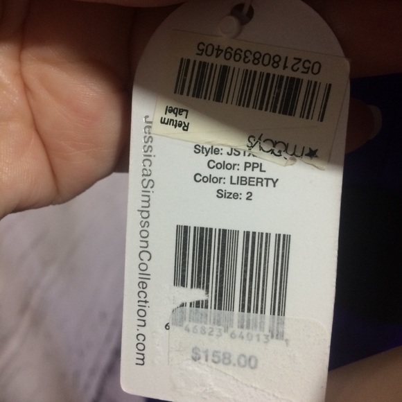 Purple one Ruffle Shoulder Prom Cocktail Dress - Picture 6 of 7